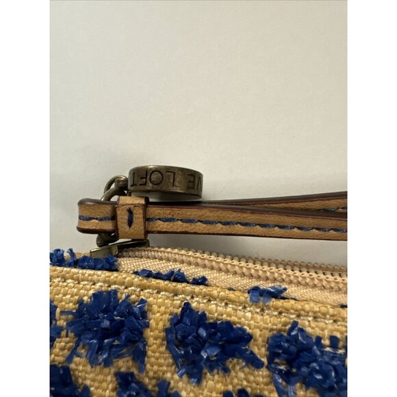 Live Love Loft Wristlet Tan and Blue OC17 - Picture 2 of 3